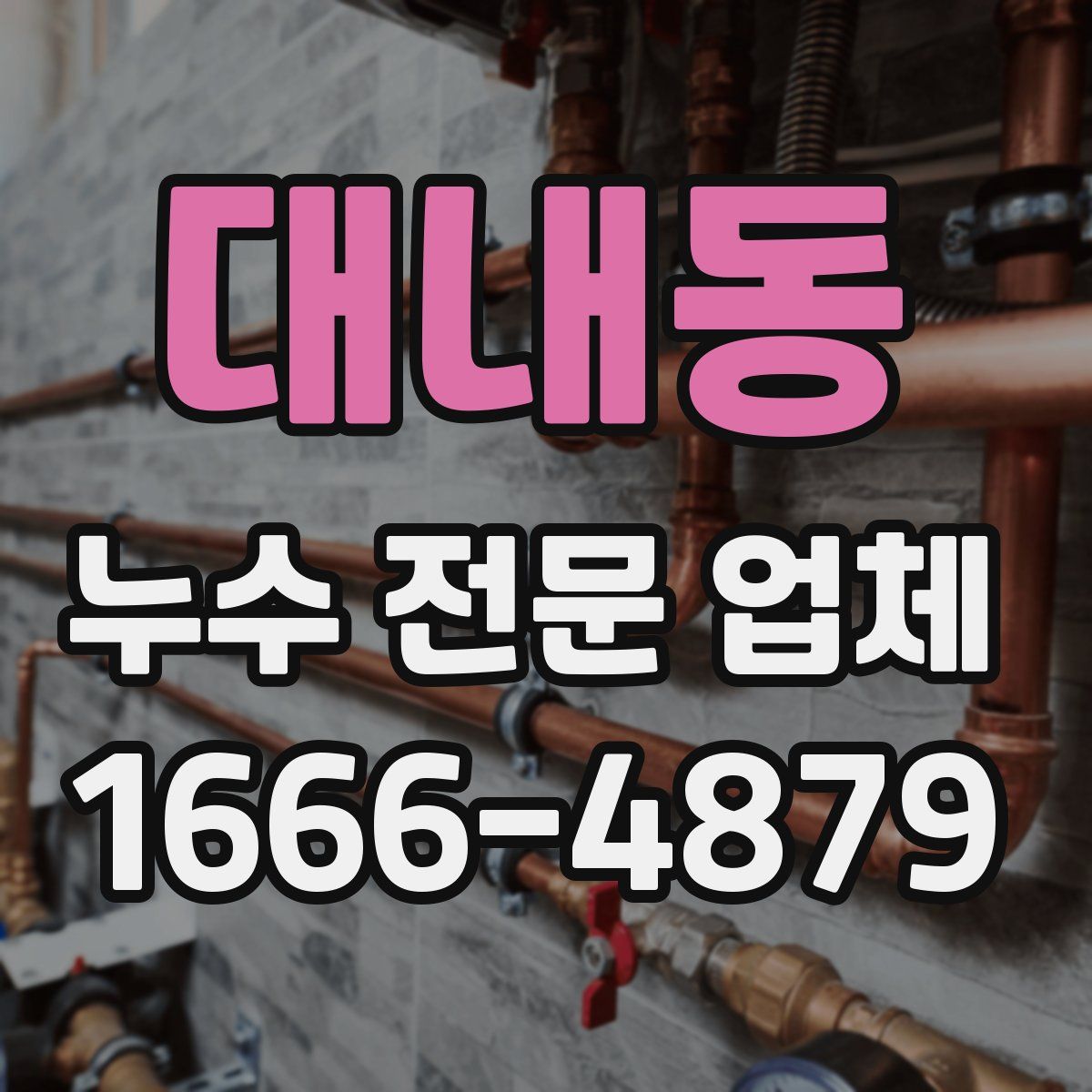 대내동 누수 전문 업체