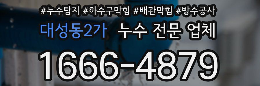 대성동2가 누수 전문 업체