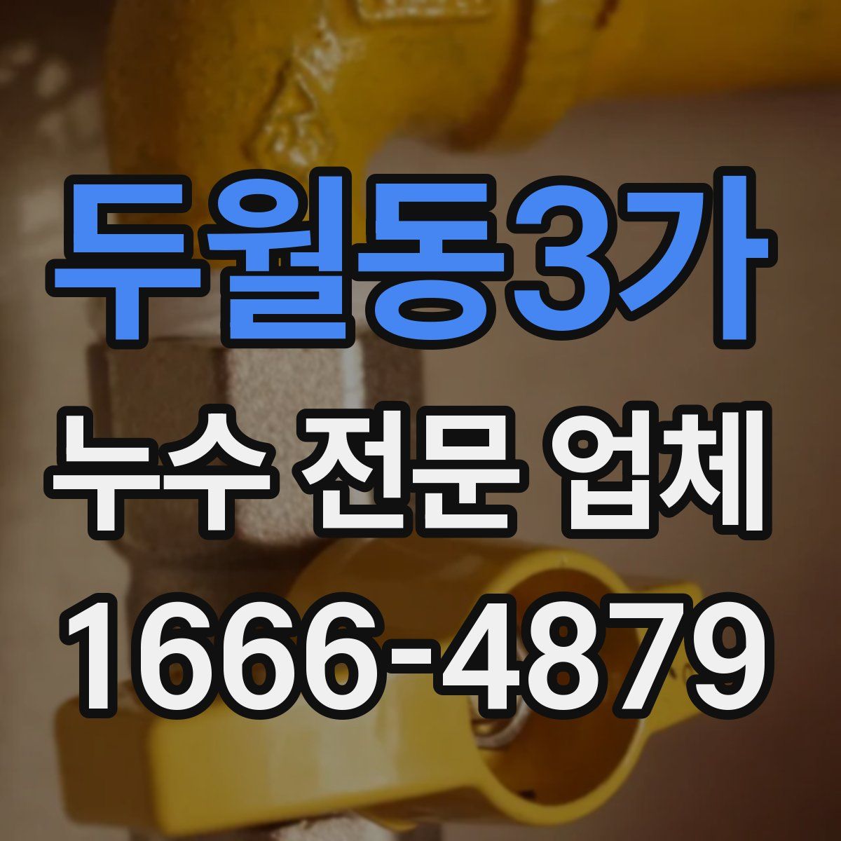 두월동3가 누수 전문 업체