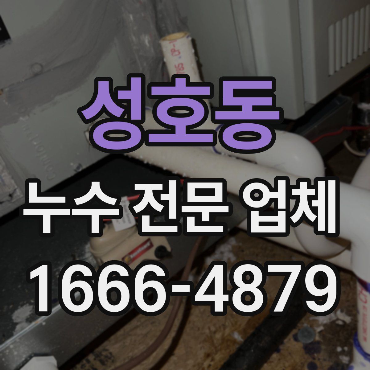성호동 누수 전문 업체
