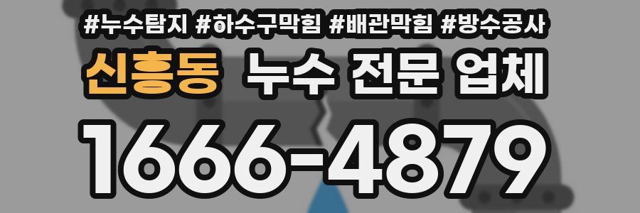 신흥동 누수 전문 업체