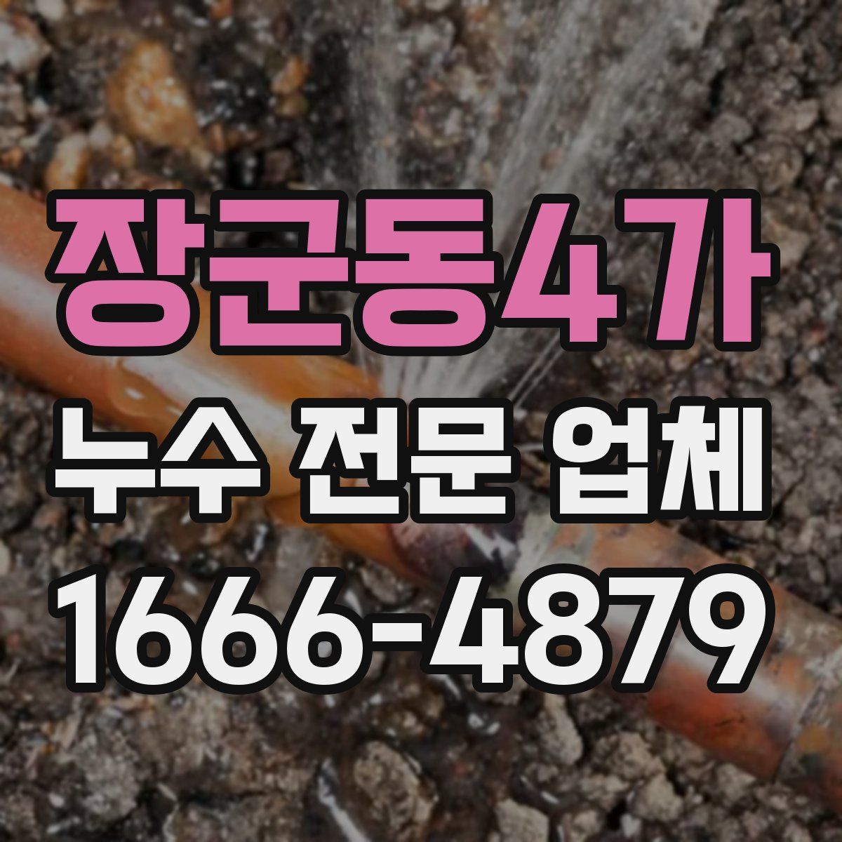 장군동4가 누수 전문 업체