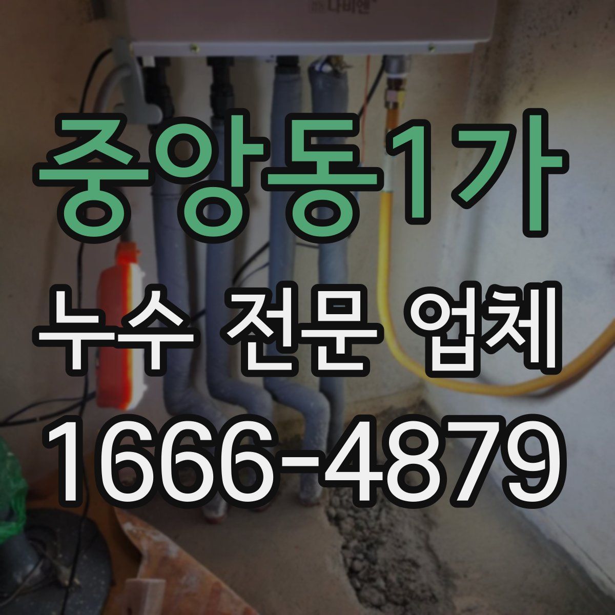 중앙동1가 누수 전문 업체