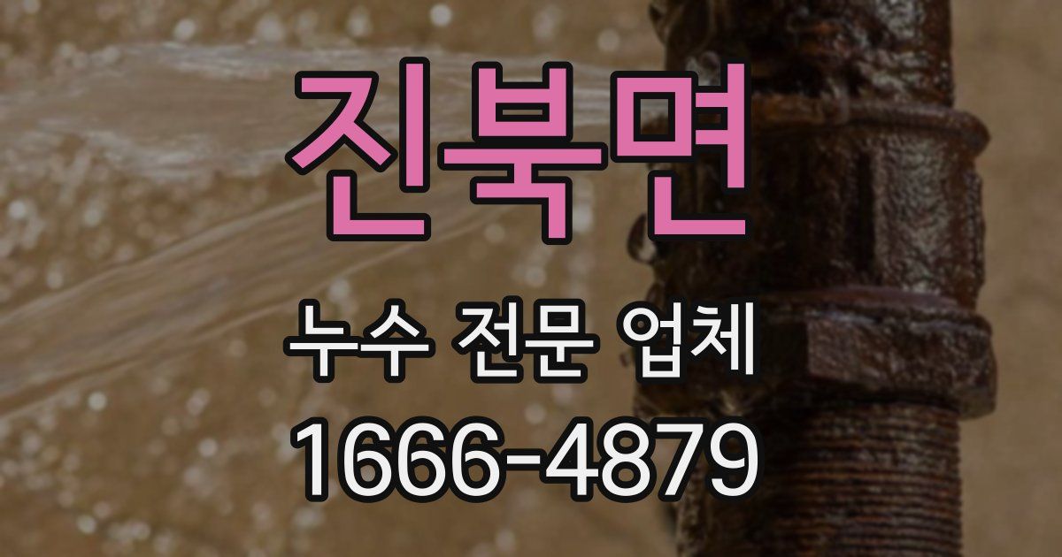 진북면 누수 전문 업체