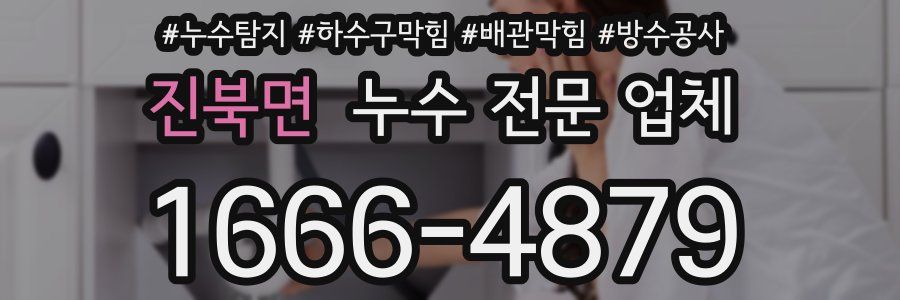 진북면 누수 전문 업체