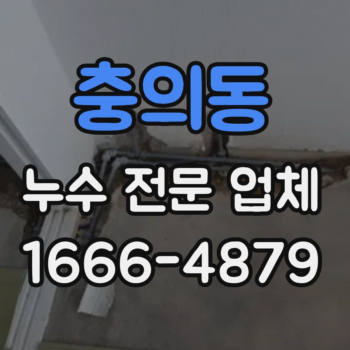 충의동 누수 전문 업체