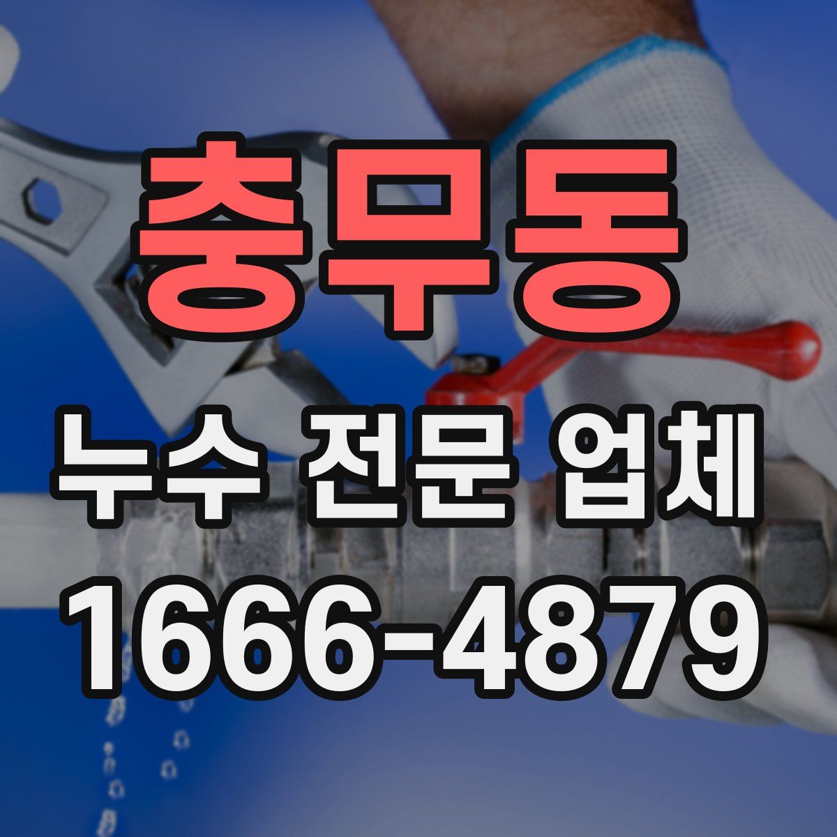 충무동 누수 전문 업체