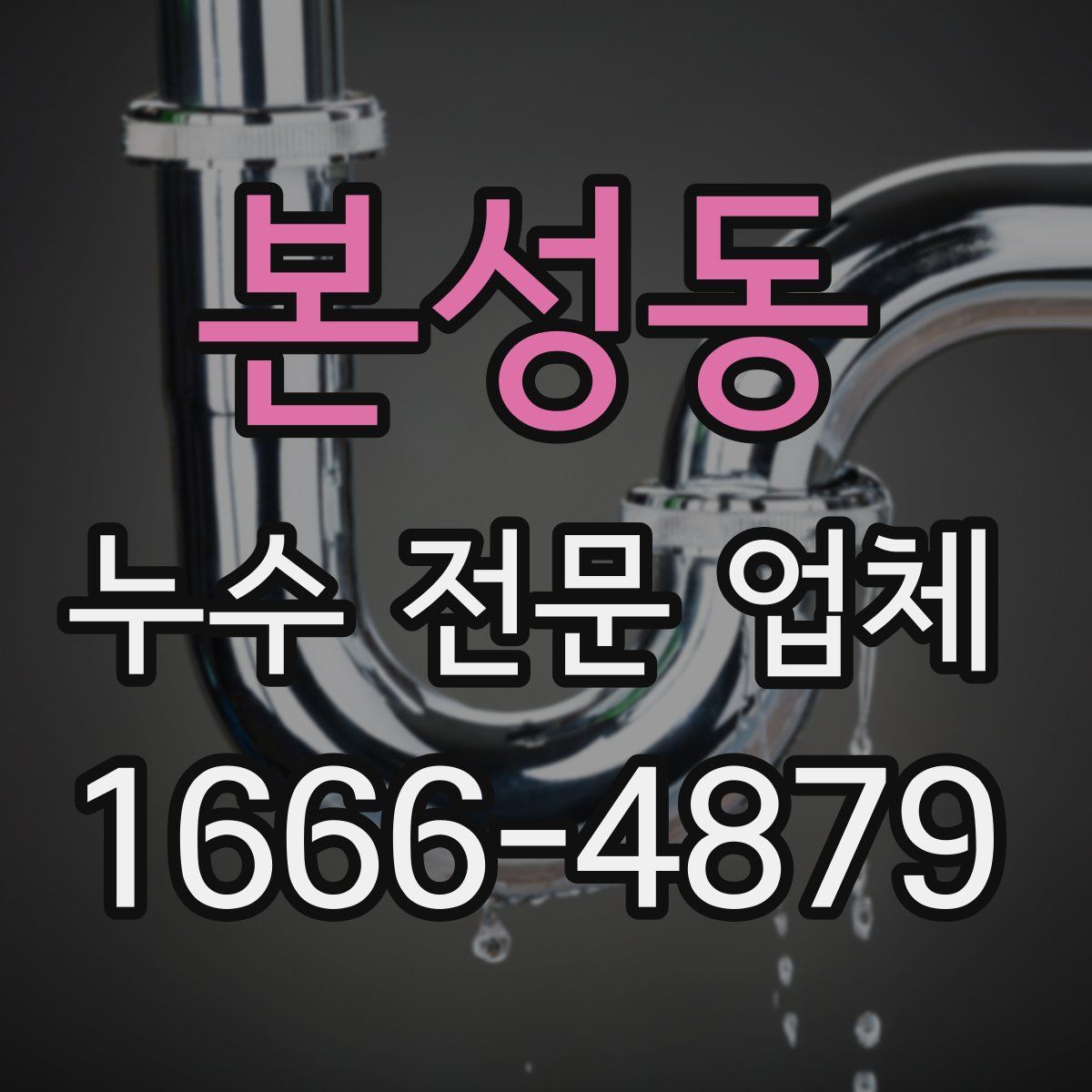 본성동 누수 전문 업체