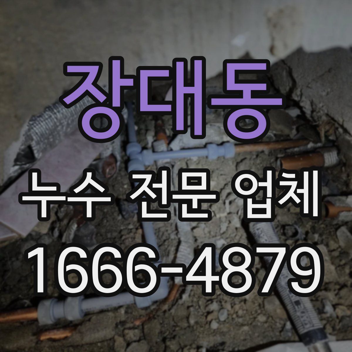 장대동 누수 전문 업체