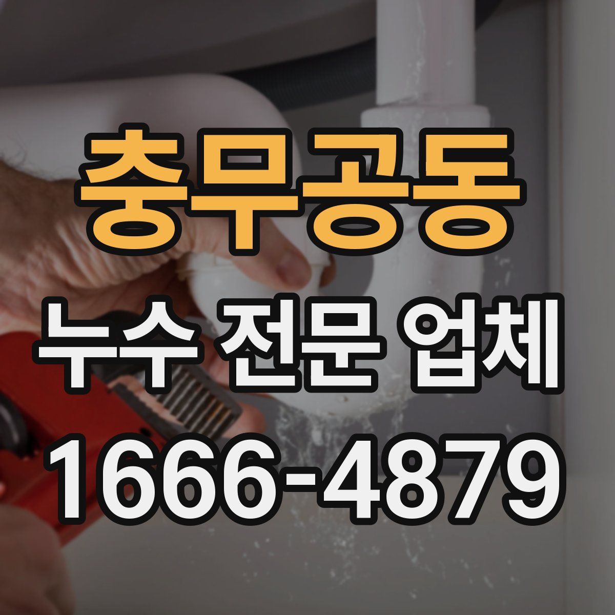 충무공동 누수 전문 업체