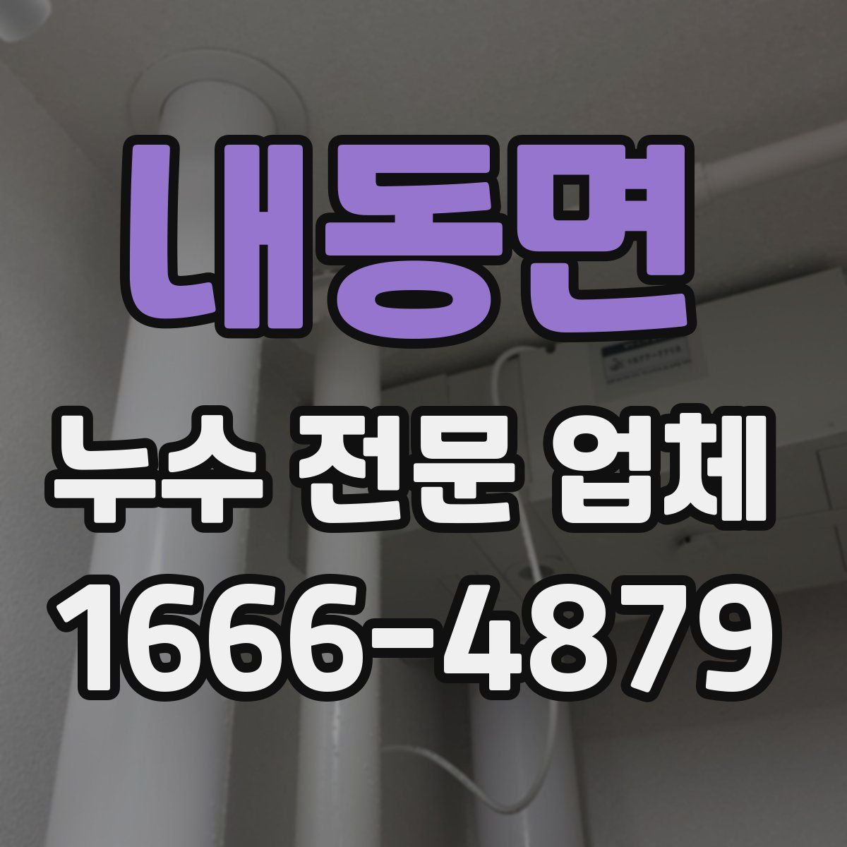 내동면 누수 전문 업체