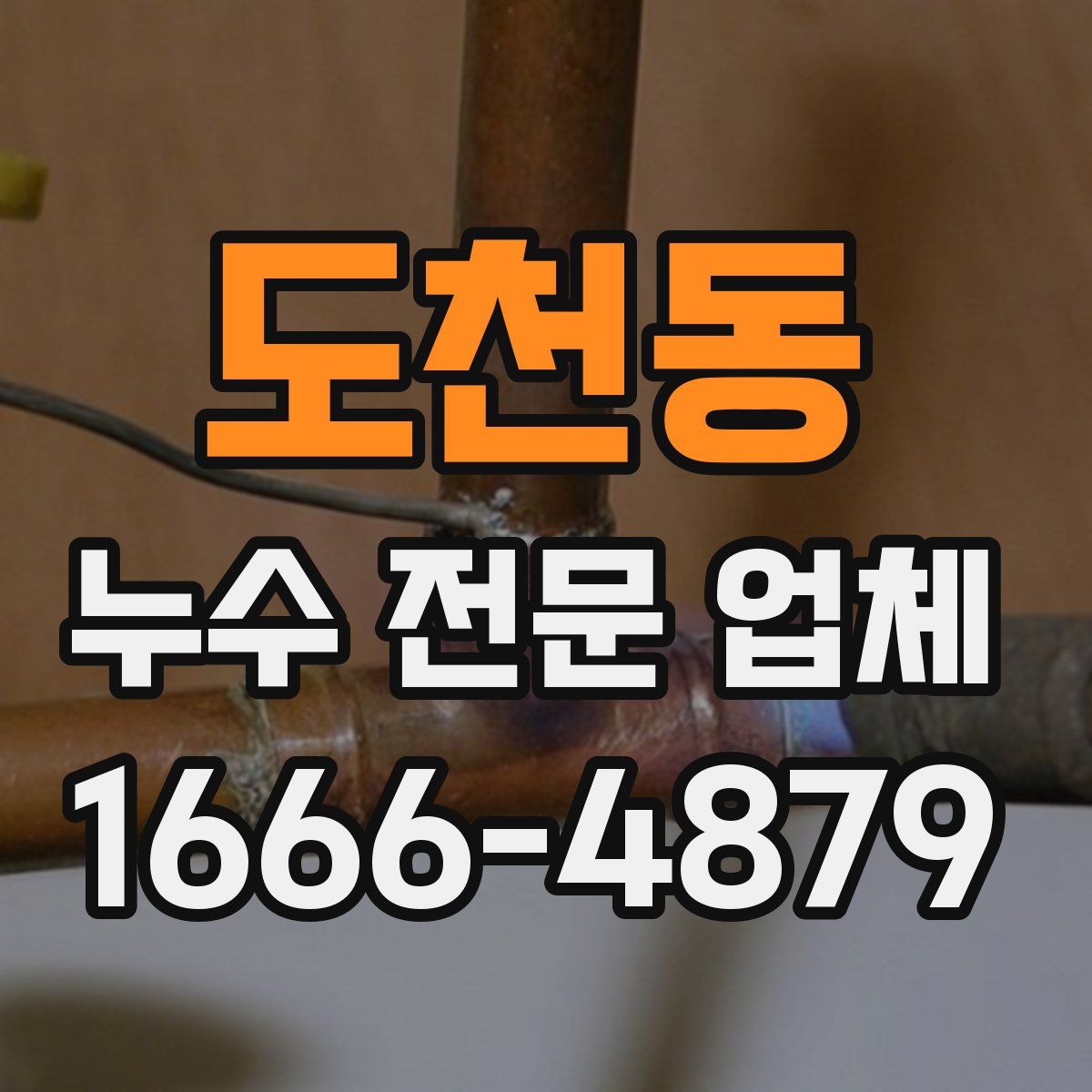 도천동 누수 전문 업체