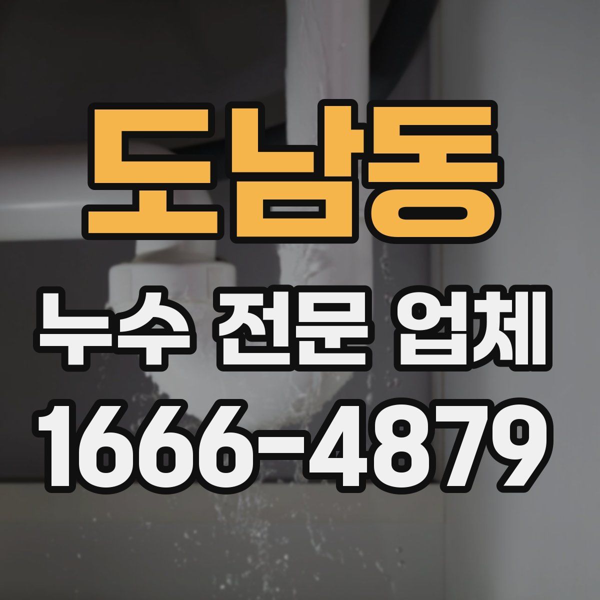도남동 누수 전문 업체