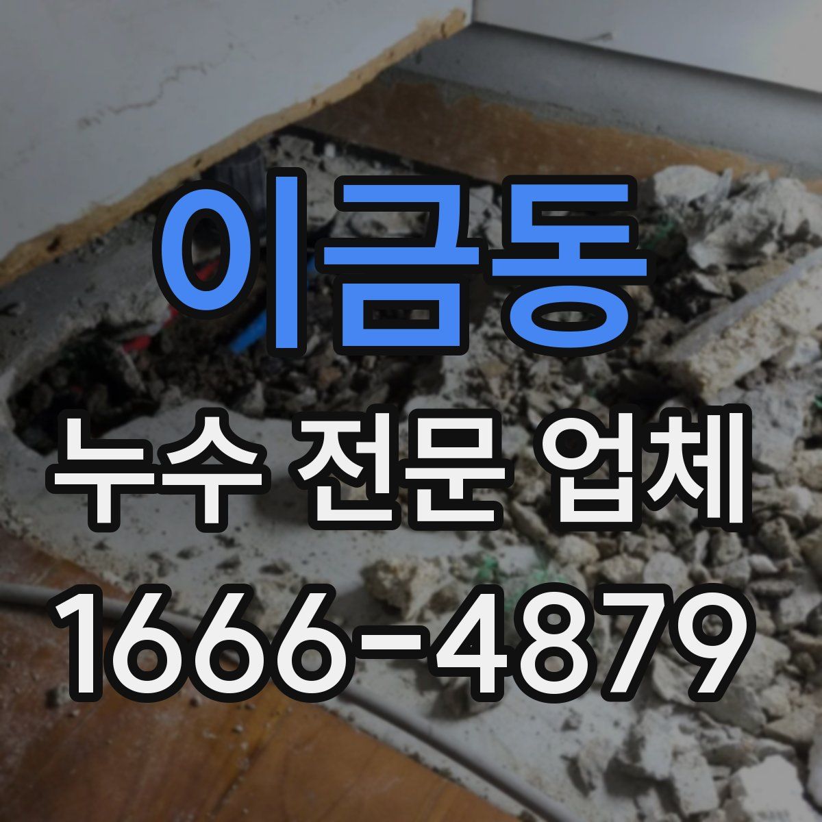이금동 누수 전문 업체