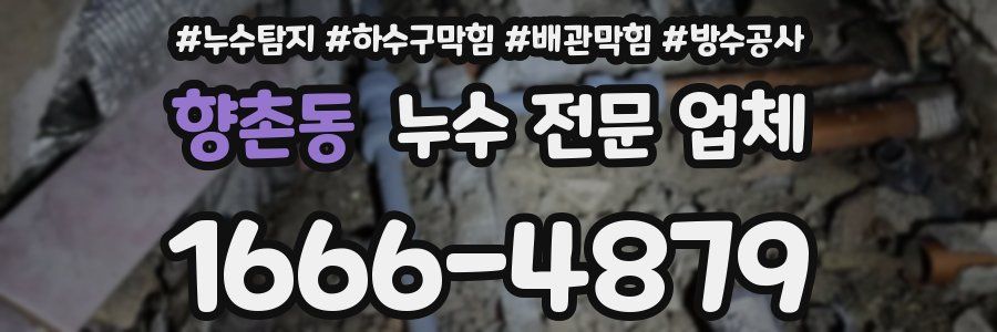 향촌동 누수 전문 업체