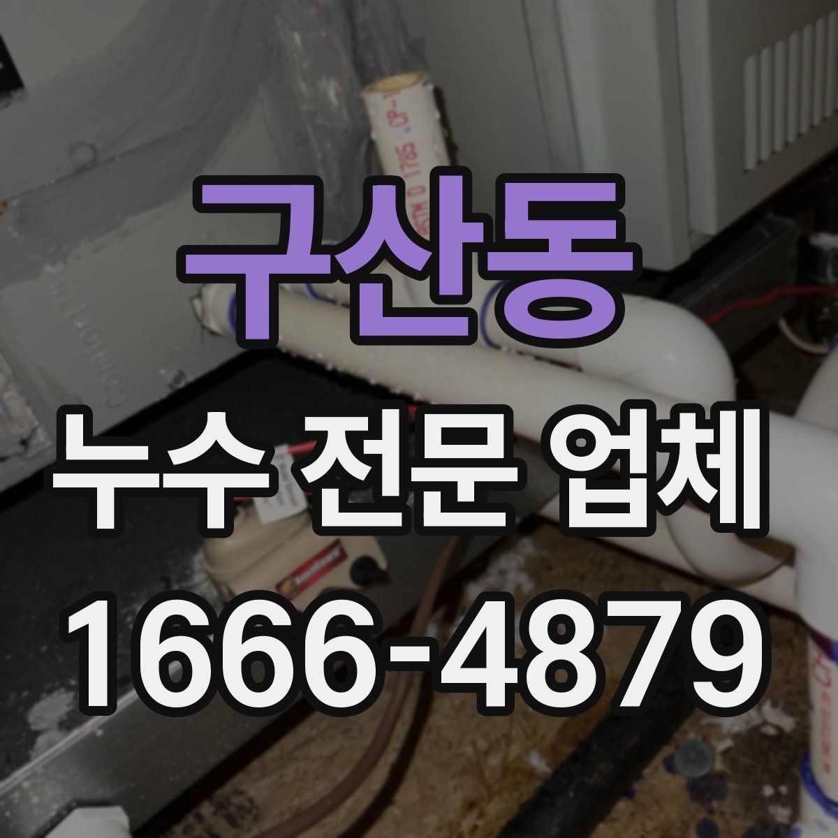 구산동 누수 전문 업체