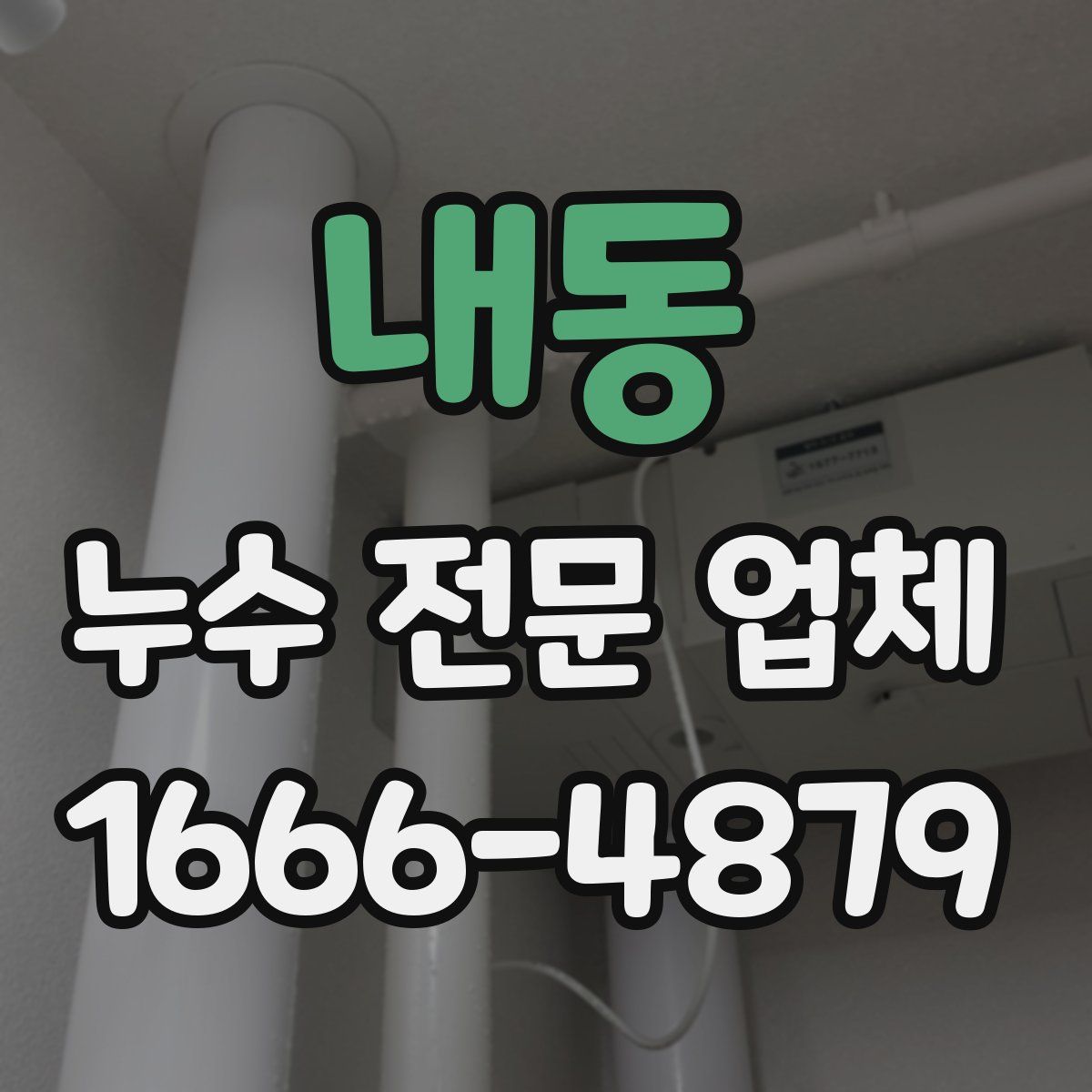 내동 누수 전문 업체