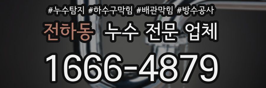 전하동 누수 전문 업체