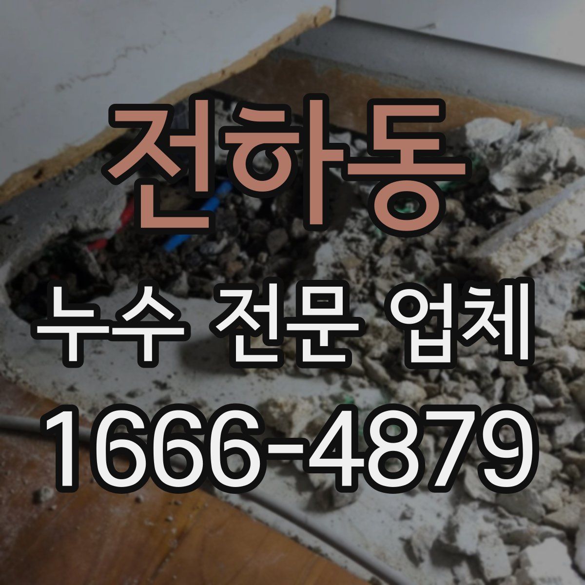 전하동 누수 전문 업체