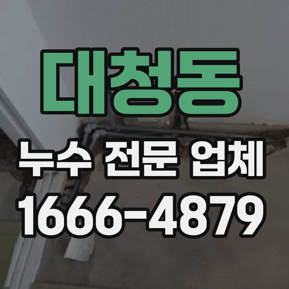 대청동 누수 전문 업체