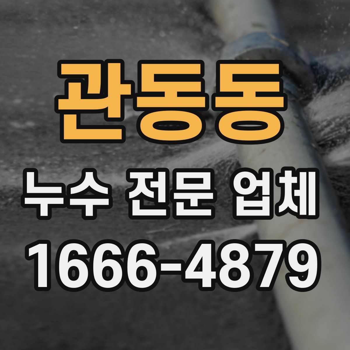 관동동 누수 전문 업체