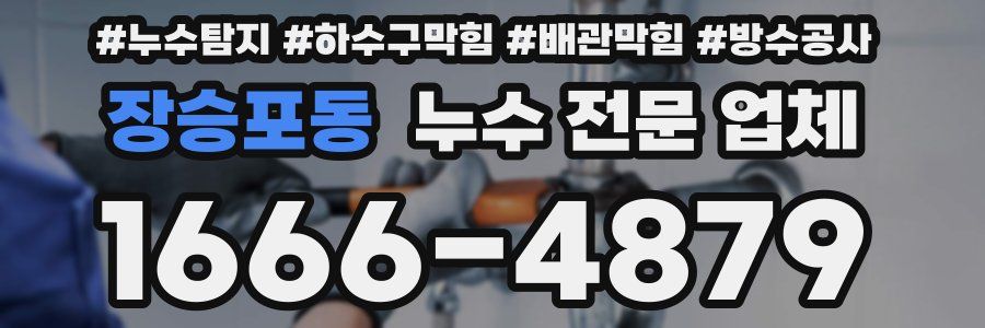 장승포동 누수 전문 업체