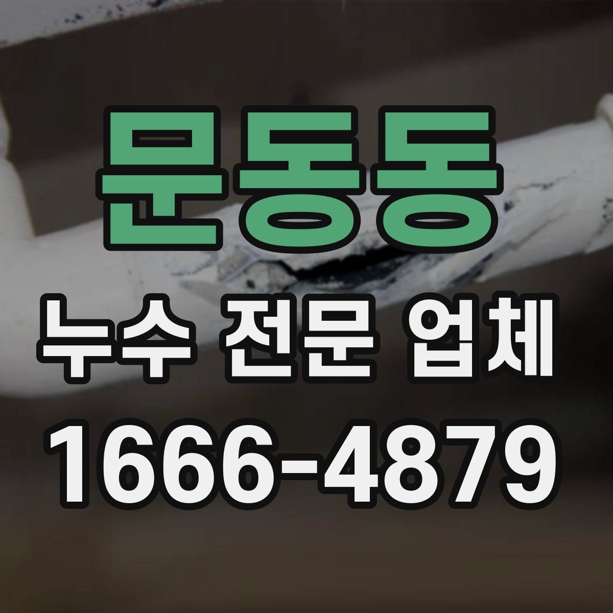 문동동 누수 전문 업체