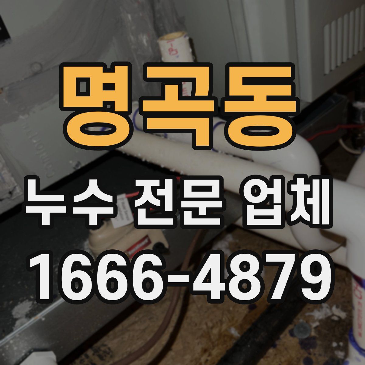 명곡동 누수 전문 업체