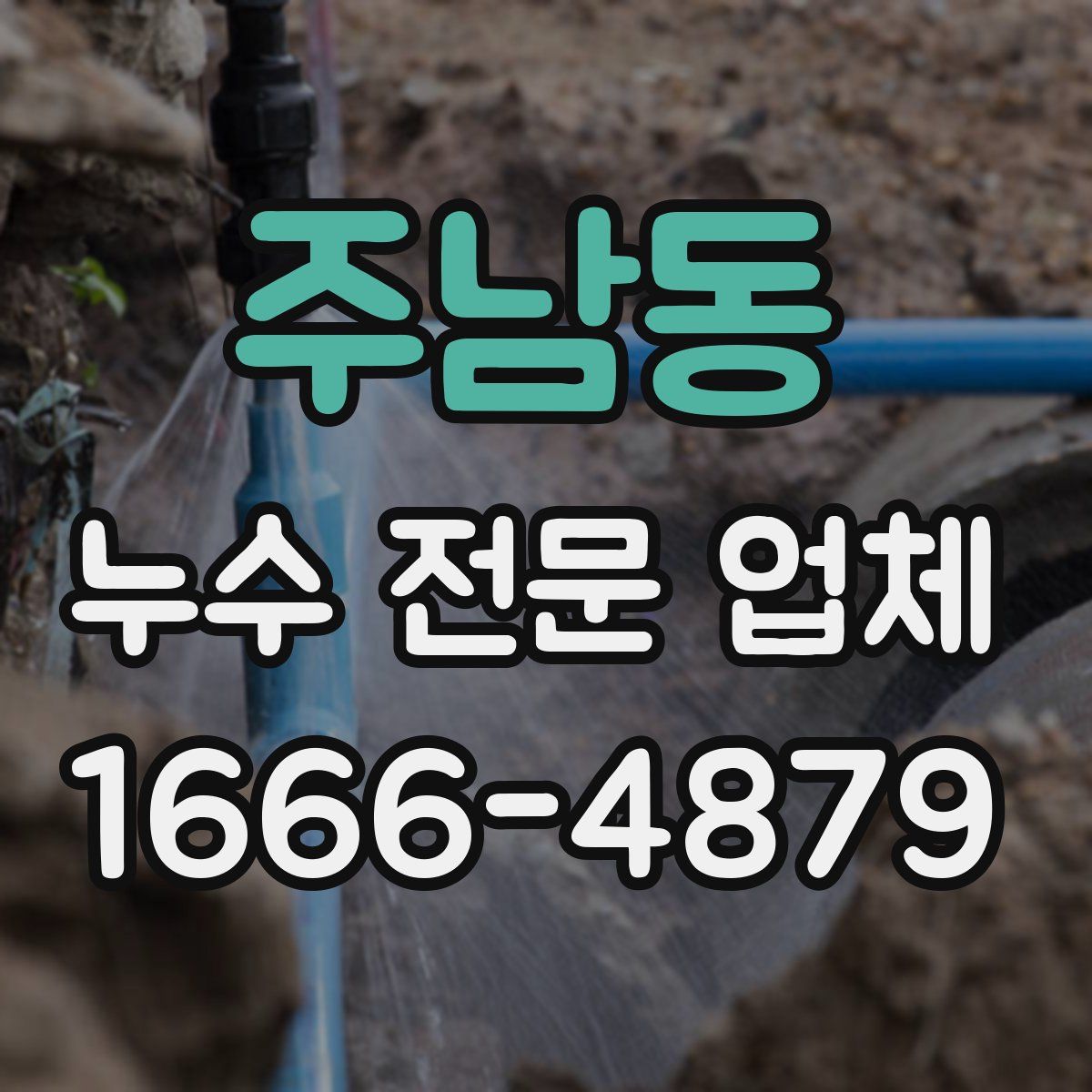 주남동 누수 전문 업체