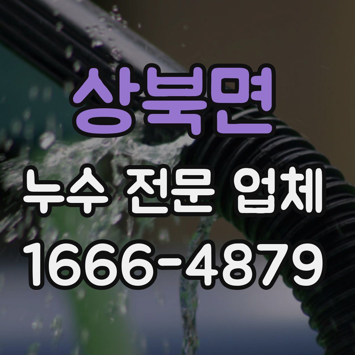 상북면 누수 전문 업체