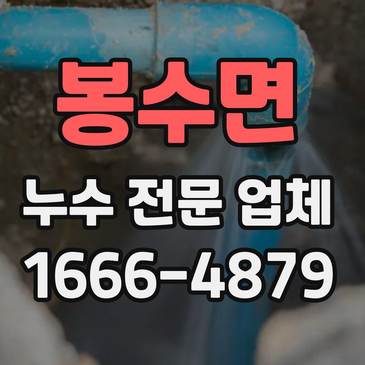 봉수면 누수 전문 업체