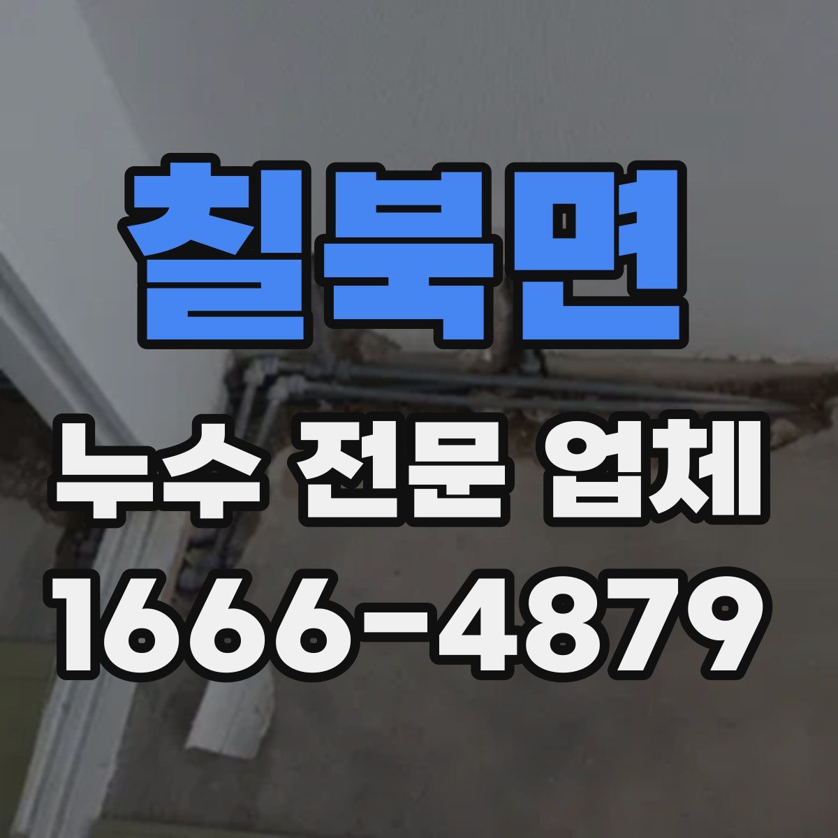 칠북면 누수 전문 업체