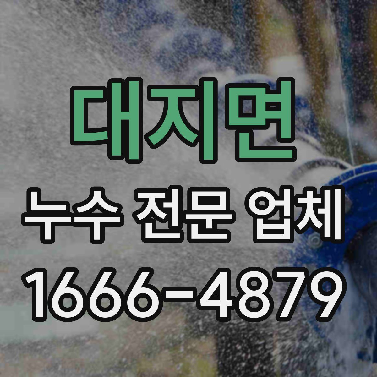 대지면 누수 전문 업체