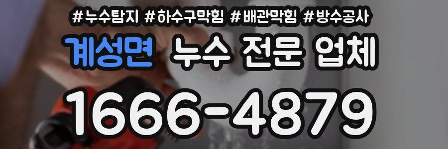 계성면 누수 전문 업체