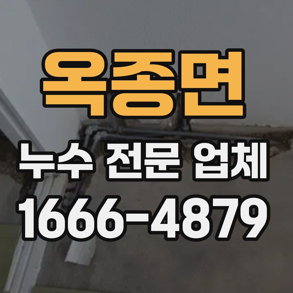 옥종면 누수 전문 업체