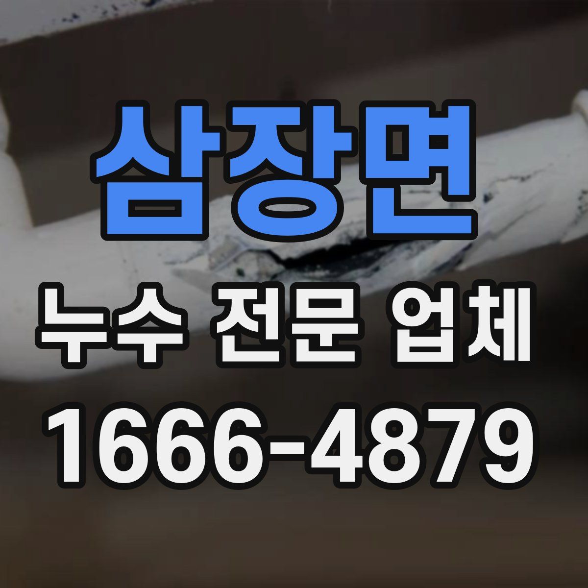 삼장면 누수 전문 업체