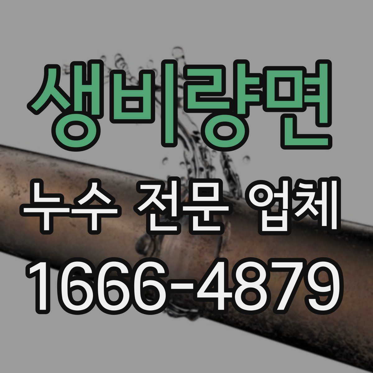 생비량면 누수 전문 업체