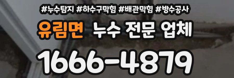 유림면 누수 전문 업체