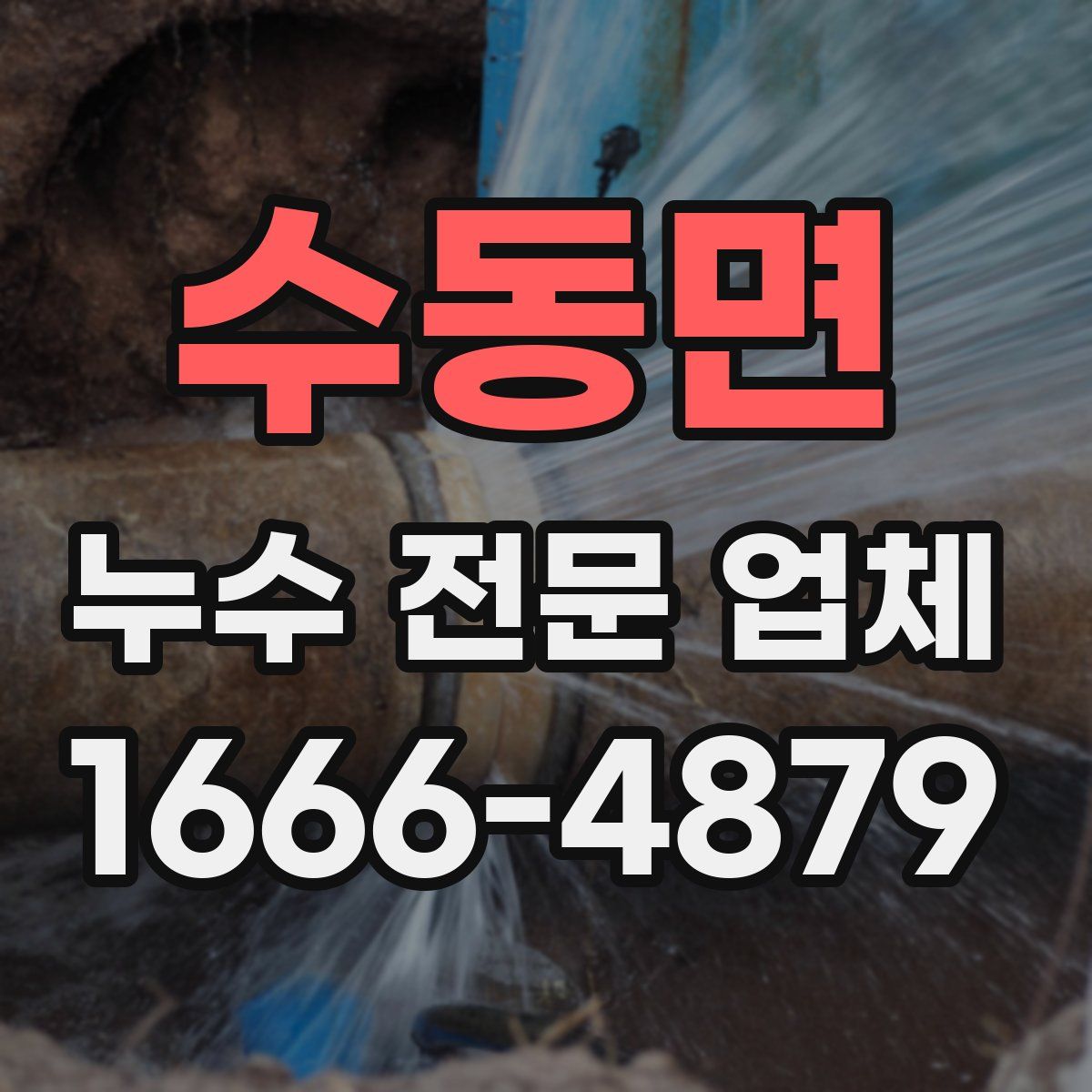 수동면 누수 전문 업체
