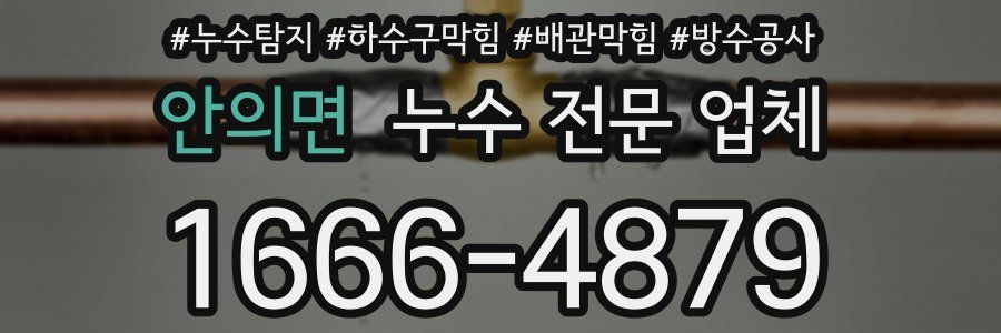 안의면 누수 전문 업체