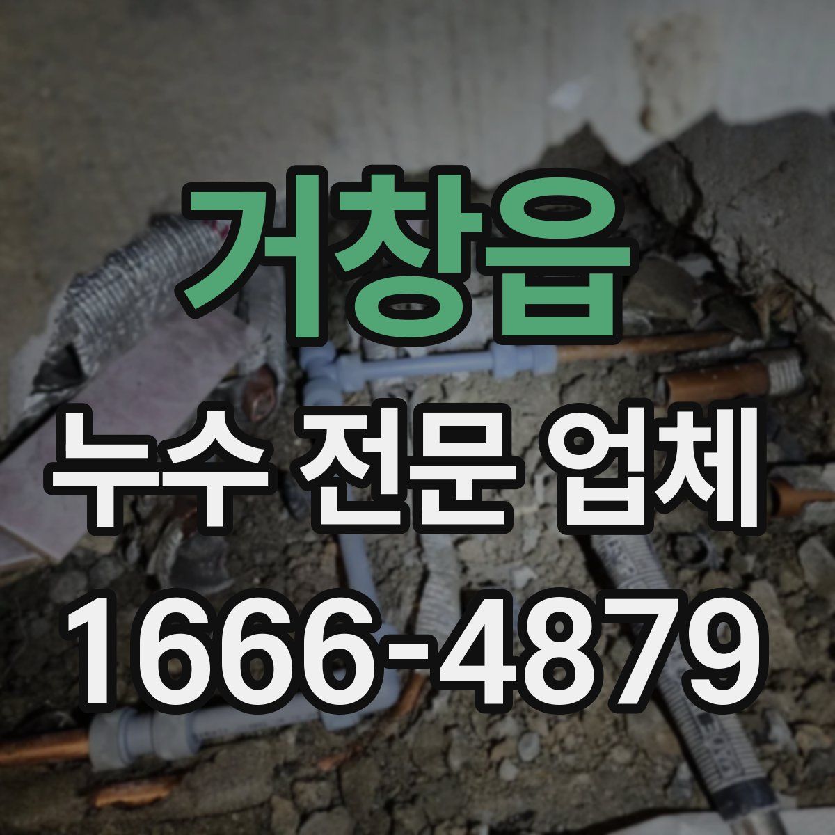 거창읍 누수 전문 업체