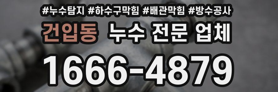 건입동 누수 전문 업체