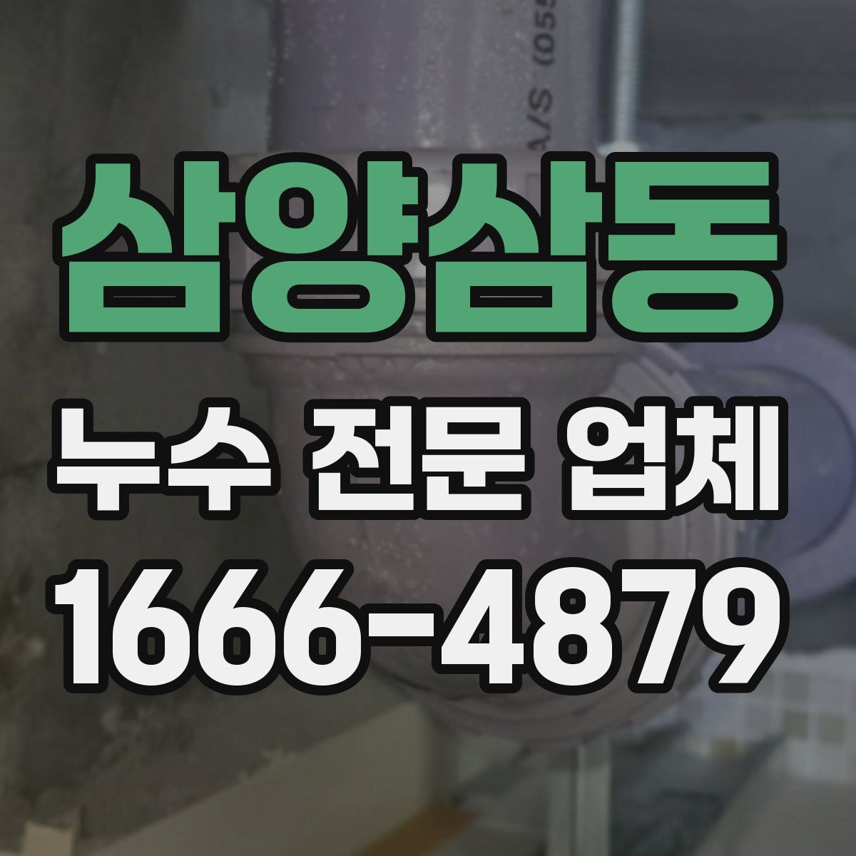 삼양삼동 누수 전문 업체