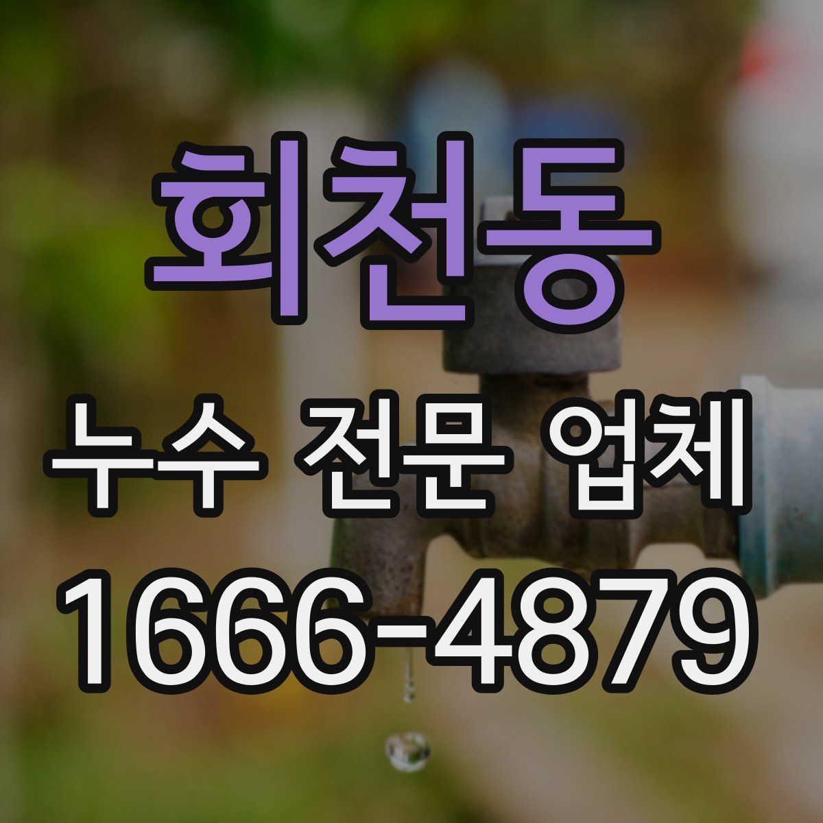 회천동 누수 전문 업체