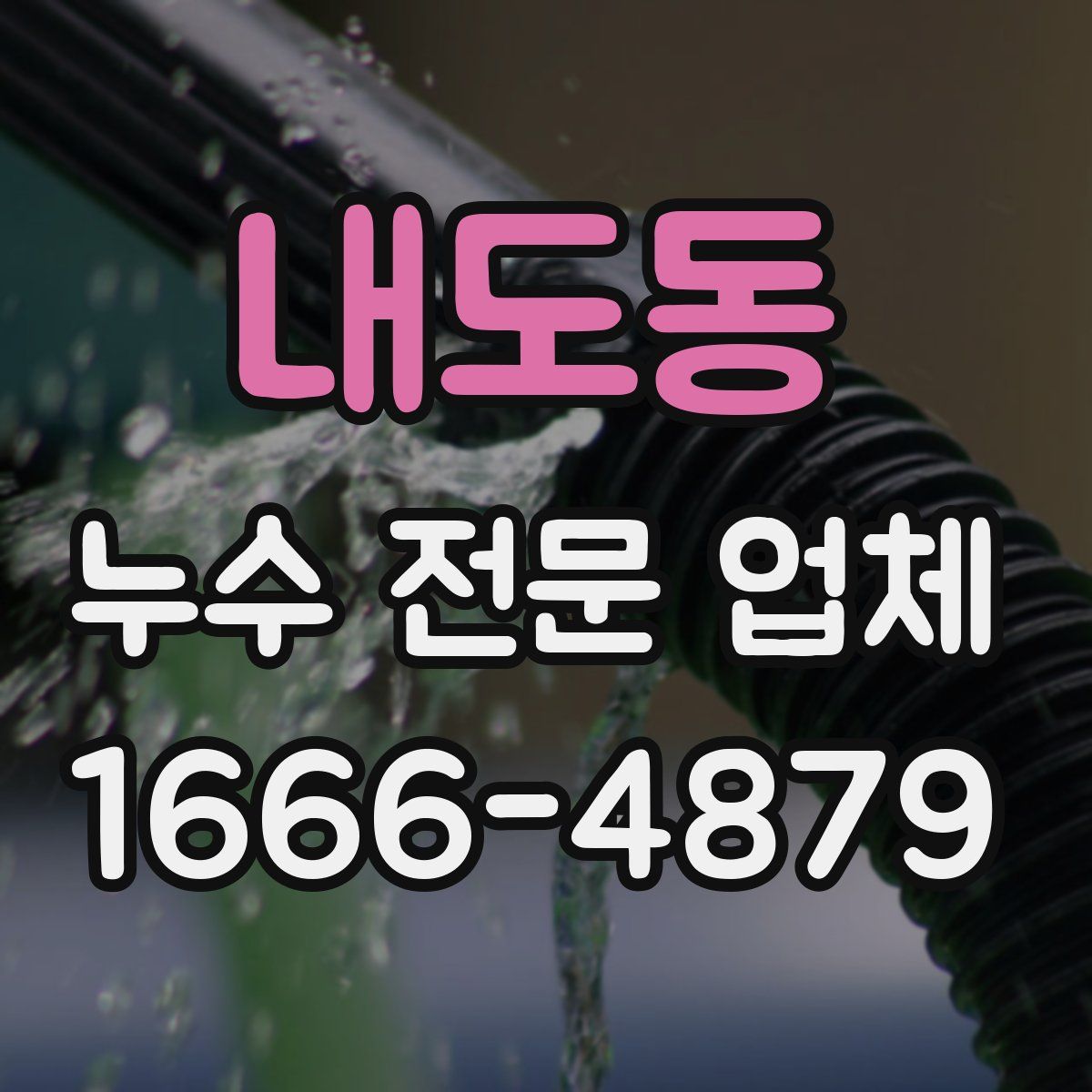 내도동 누수 전문 업체