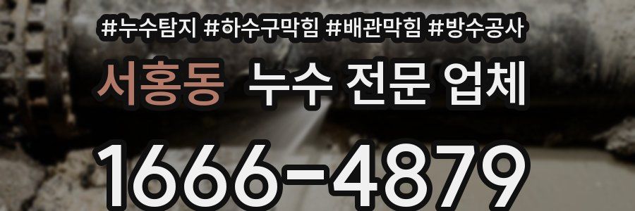 서홍동 누수 전문 업체