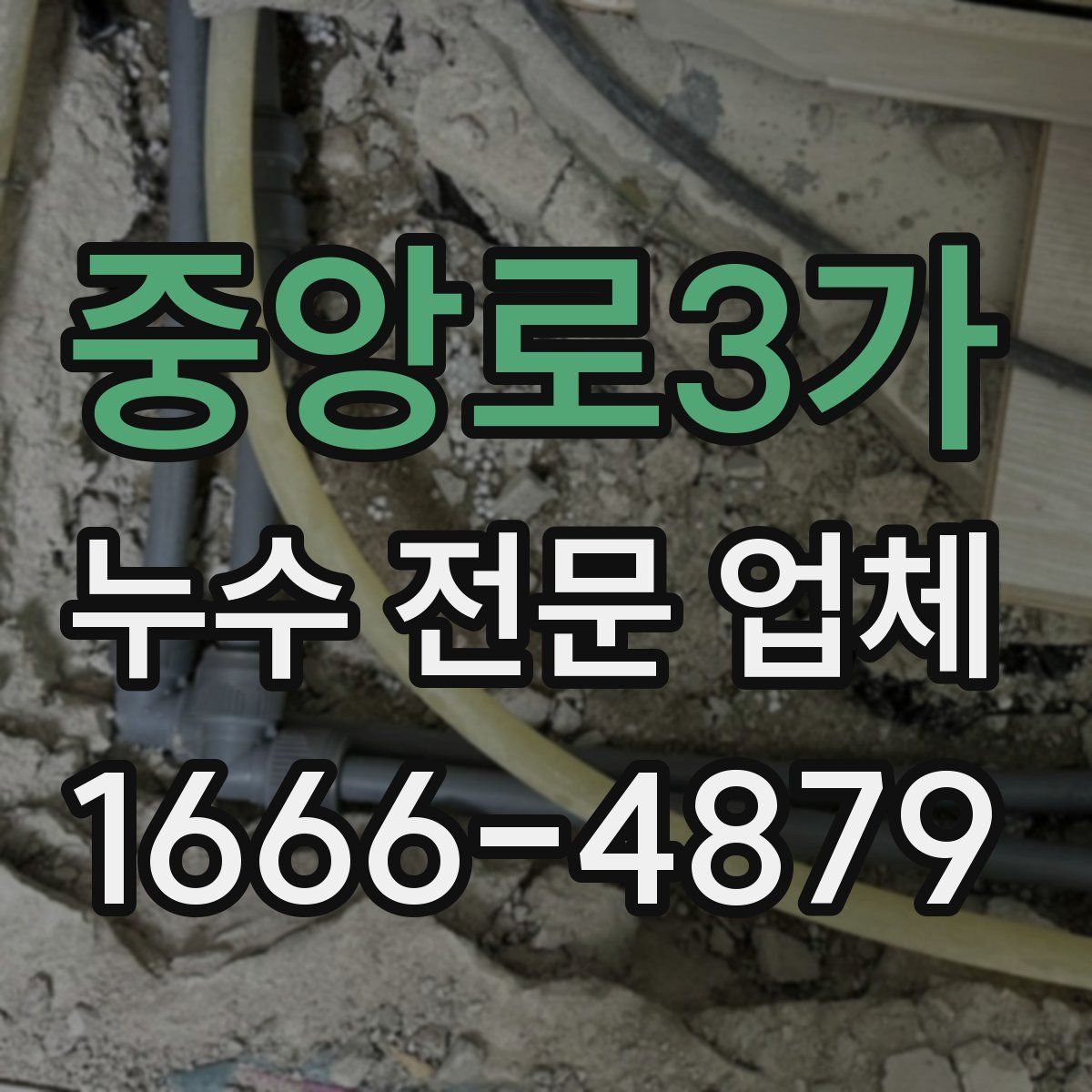 중앙로3가 누수 전문 업체
