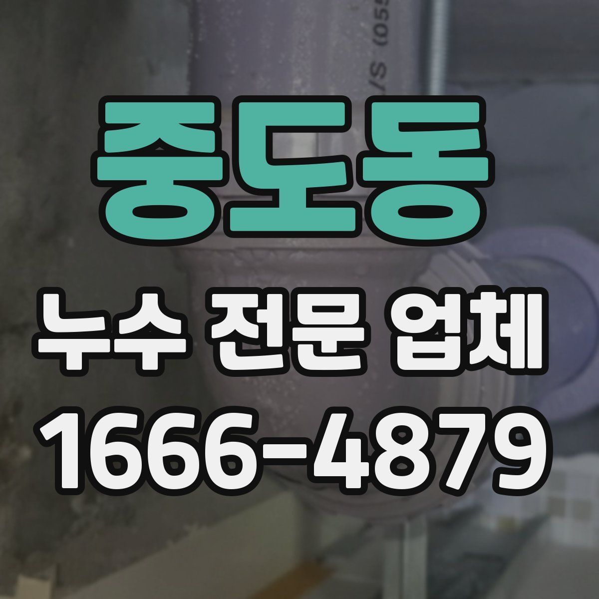 중도동 누수 전문 업체
