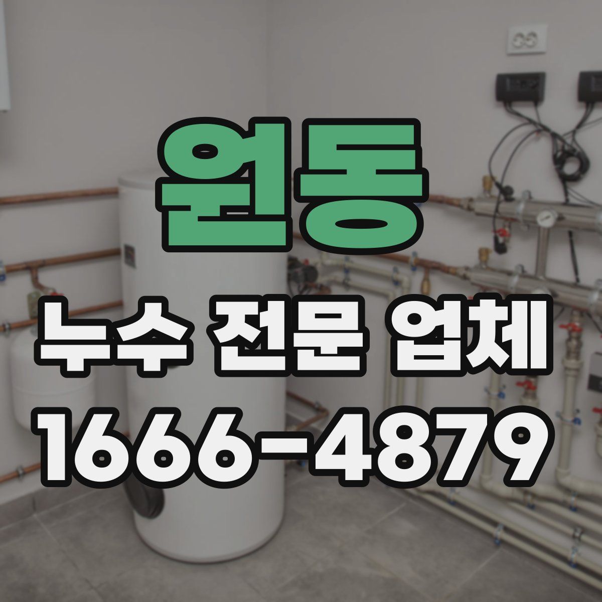 원동 누수 전문 업체