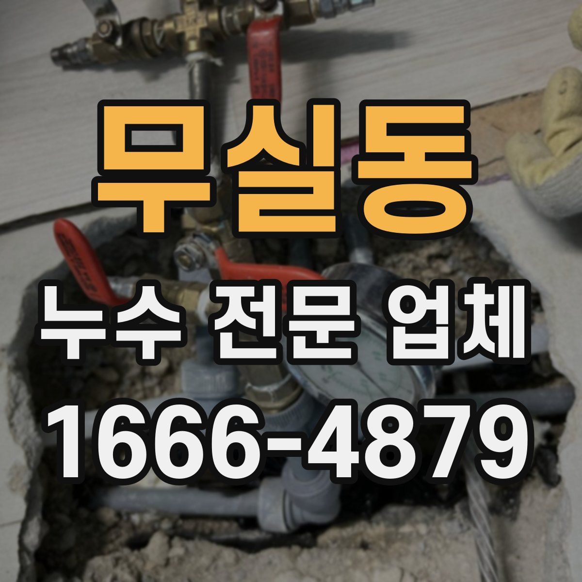 무실동 누수 전문 업체